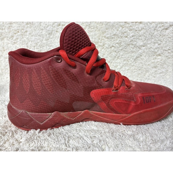 PUMA MB.01 Mid Team Colors Intense Red Men Size 11 LaMelo Ball Fast Shipping - Picture 10 of 12
